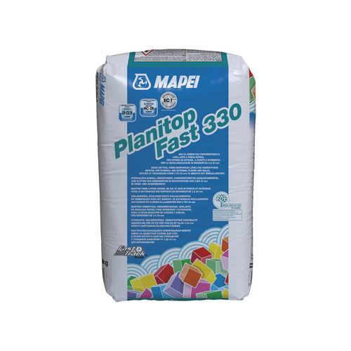 Mortier de ragréage autonivelant - PLANITOP FAST 330 - MAPEI GB - pour béton / de ciment / renforcé de fibres