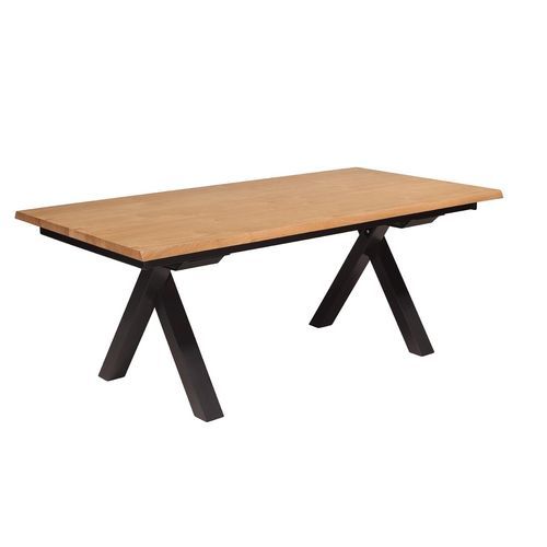 Table contemporaine - CANOPEE - Michel Ferrand - en bois / avec piètement en bois / rectangulaire