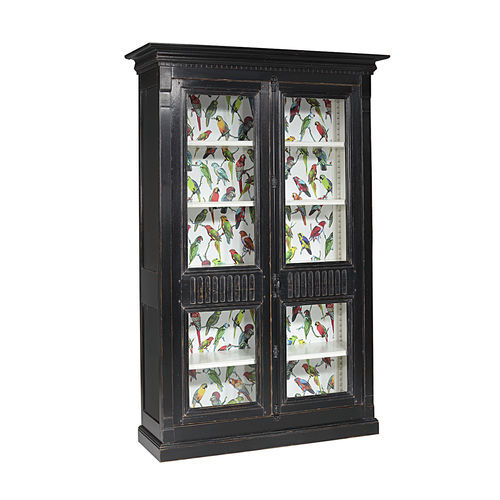 Vitrine classique - Harcourt - Michel Ferrand - en bois / avec portes battantes / professionnelle
