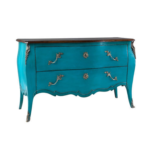 Commode de style - AUTEUIL  - Michel Ferrand - en bois / 2 tiroirs / blanche
