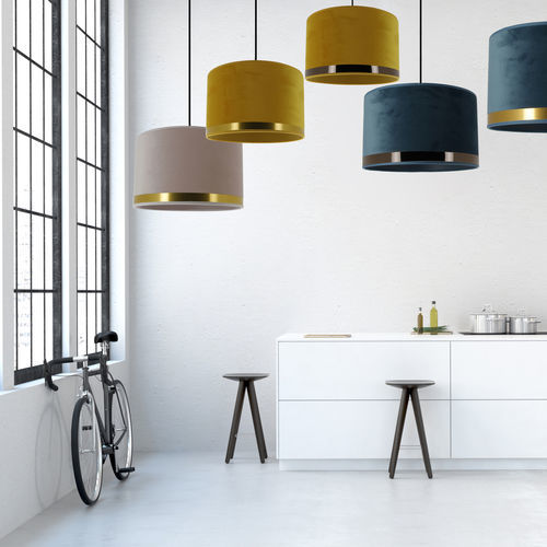 Suspension - METROPOLIGHT - en coton / en velours / Art Déco