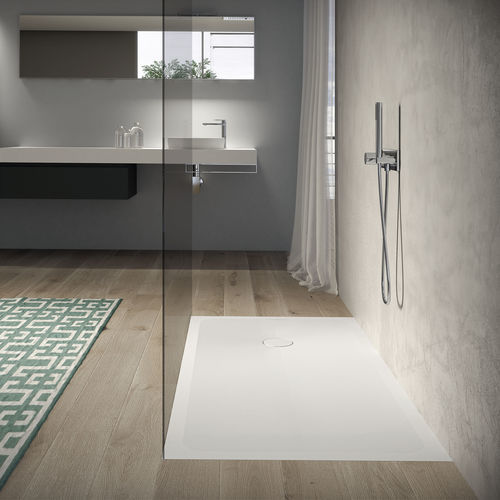 Receveur de douche rectangulaire - ONDA - Disenia - à poser / à fleur de sol / extra plat