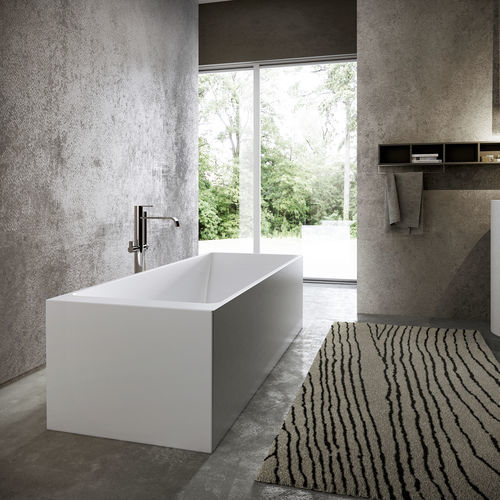 Baignoire à poser - SQUARE - Disenia - pour habitat / en composite / contemporaine