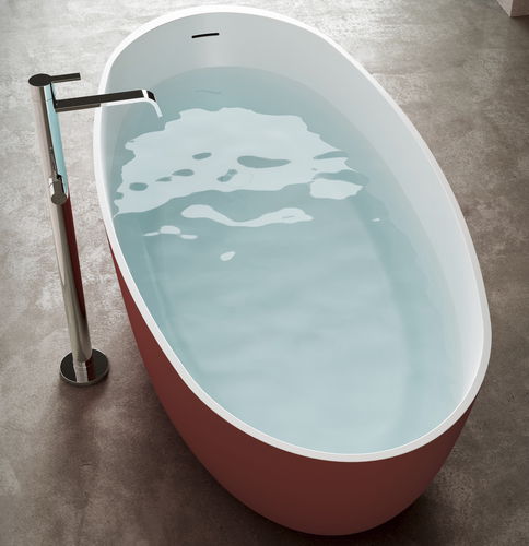 Baignoire ovale - ROUND - Disenia - à poser / pour habitat / en CristalPlant®