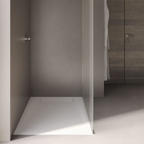Receveur de douche rectangulaire - LINEA - Disenia - à encastrer / à fleur de sol / extra plat