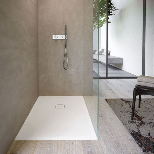 Receveur de douche rectangulaire - KUBO - Disenia - à encastrer / en composite / antidérapant
