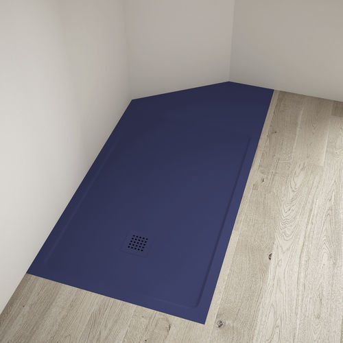 Receveur de douche rectangulaire - LUNA - Disenia - surélevé / à encastrer / extra plat