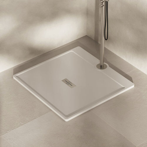 Receveur de douche rectangulaire - Baia - Disenia - à poser / en pierre / résidentiel