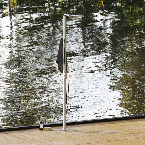 Colonne de douche sur pied - Libeccio - Disenia - contemporaine / avec douche à main