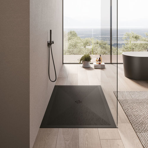 Receveur de douche rectangulaire - OPEN - Disenia - à fleur de sol / surélevé / en Technogel®