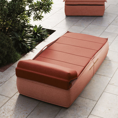 Bain de soleil design - SOLARIS - Disenia - en tissu / en métal / pour extérieur