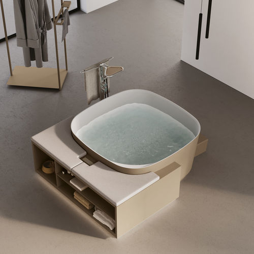 Baignoire carrée - FONTE - Disenia - à poser / pour habitat / à usage professionnel