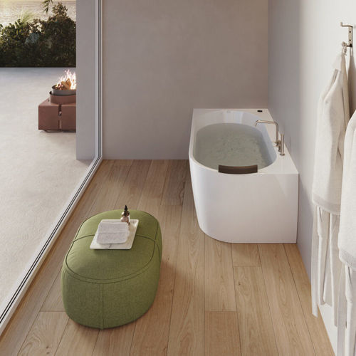 Baignoire d'angle - DHELIA - Disenia - près du mur / pour habitat / à usage professionnel