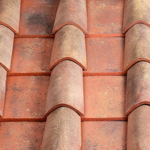 Tuile rectangulaire - UNIKA® EMBRICE ROMANO ROSSO ANTICO - Fornace laterizi Vardanega Isidoro srl - canal / faîtière / en terre cuite