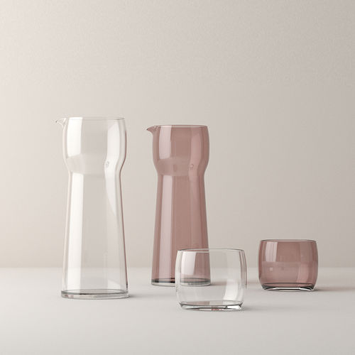 Pichet en verre soufflé - 201446 - LYNGBY PORCELÆN - à usage domestique