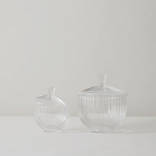 Bonbonnière en verre - 201181 - LYNGBY PORCELÆN