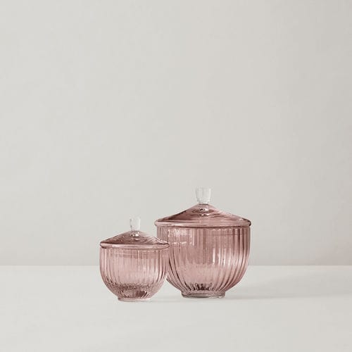 Bonbonnière en verre soufflé - 201171 - LYNGBY PORCELÆN