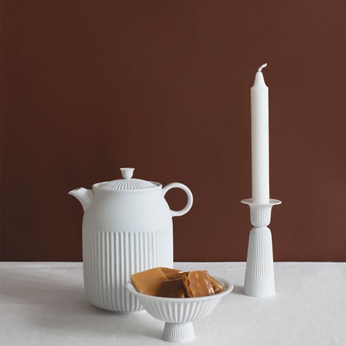 Théière en porcelaine - 201280 - LYNGBY PORCELÆN - professionnelle / à usage domestique