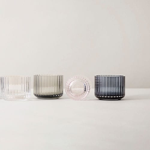 Bougeoir en verre soufflé - 201293 - LYNGBY PORCELÆN