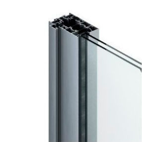 Système coulissant pliant - DS 75 KT - INTERAL CUHADAROGLU METAL SANAYI - en aluminium / pour porte en verre / thermique