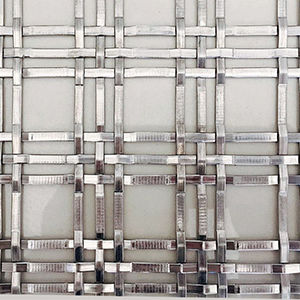 Toile métallique tissée en acier inoxydable - XY-3833 - Hebei Shuolong Metal Products Co.,Ltd - pour façade / à maillage carré