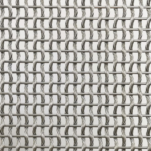 Toile métallique tissée en acier inoxydable - XY-M6825 - Hebei Shuolong Metal Products Co.,Ltd - pour agencement intérieur / pour bardage / pour plafond