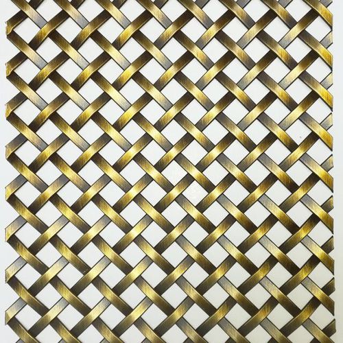 Grille métallique en acier inoxydable - XY-1510G - Hebei Shuolong Metal Products Co.,Ltd - pour agencement intérieur / pour mur / pour porte