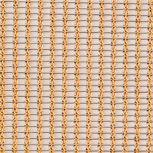 Toile métallique tissée en inox - XY-M3165ST - Hebei Shuolong Metal Products Co.,Ltd - en cuivre / pour agencement intérieur / pour façade