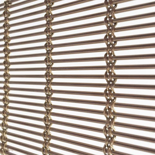 Toile métallique tissée en acier inoxydable - XY-M4235 - Hebei Shuolong Metal Products Co.,Ltd - pour agencement intérieur / pour façade / pour mur