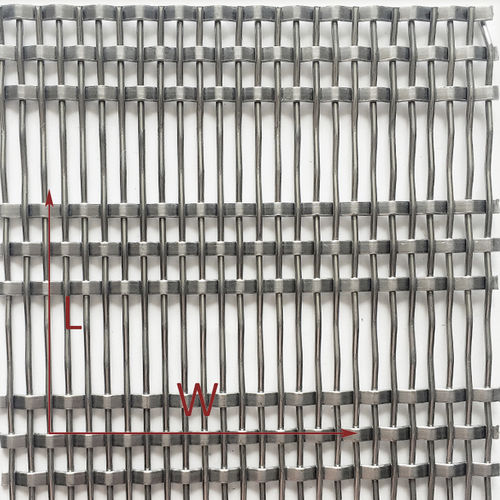 Toile métallique tissée en acier inoxydable - XY-1456 - Hebei Shuolong Metal Products Co.,Ltd - pour cloison / à maillage long