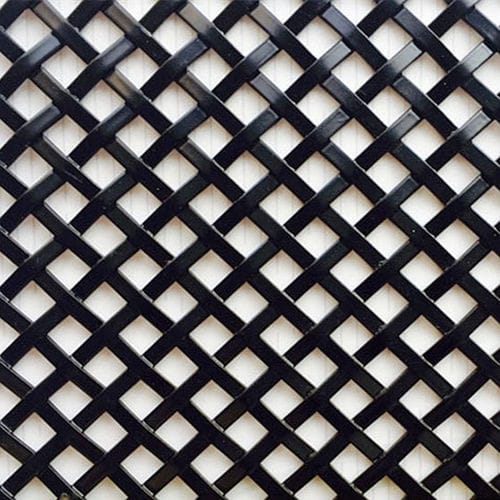 Toile métallique tissée en inox - XY-1510PVC - Hebei Shuolong Metal Products Co.,Ltd - pour cloison / à maillage carré / noire