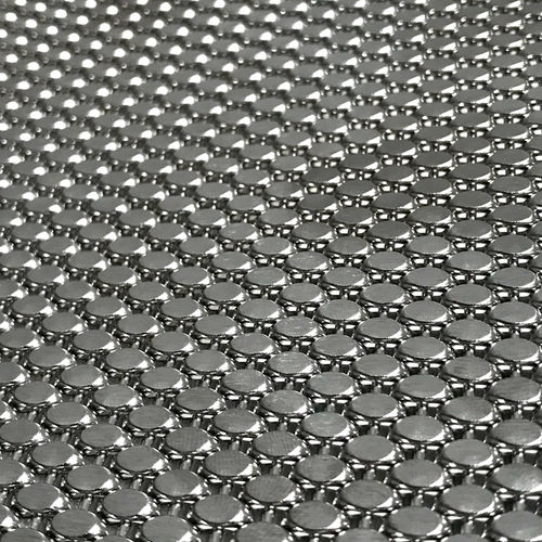 Toile métallique tissée en inox - XY-1548 - Hebei Shuolong Metal Products Co.,Ltd - pour bardage / à maillage serré / argentée