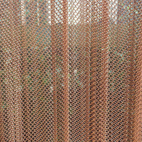 Toile métallique tissée en aluminium - XY-AG1242 - Hebei Shuolong Metal Products Co.,Ltd - pour rideaux / à fils en spirale