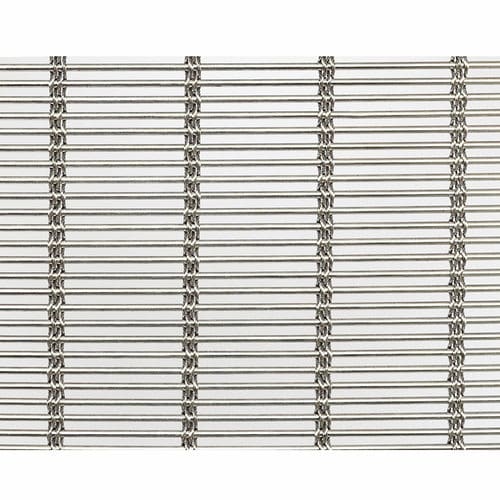 Toile métallique tissée en acier inoxydable - XY-M2414 - Hebei Shuolong Metal Products Co.,Ltd - pour bardage / à maillage long / argentée