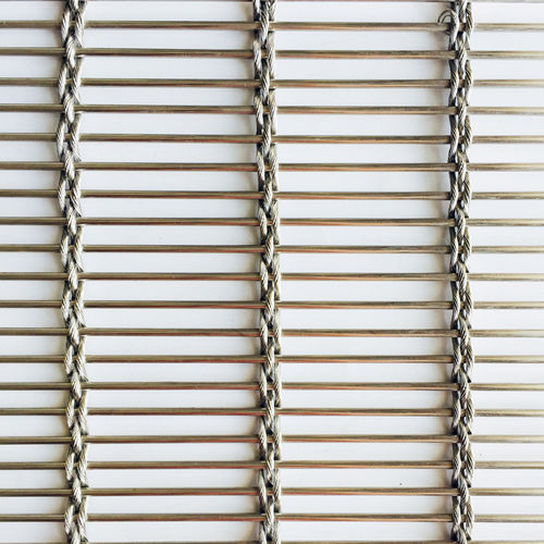 Maille métallique en acier inoxydable - XY-M3365 - Hebei Shuolong Metal Products Co.,Ltd - pour bardage / pour brise-soleil / à maillage long