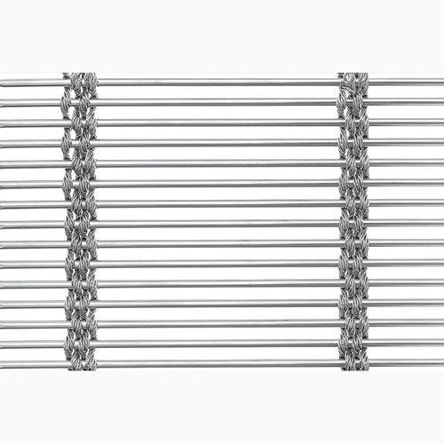 Toile métallique tissée en acier inoxydable - XY-M3676 - Hebei Shuolong Metal Products Co.,Ltd - pour cloison / à maillage long / argentée