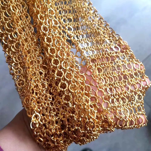 Maille métallique pour agencement intérieur - XY-RING02 - Hebei Shuolong Metal Products Co.,Ltd - en anneaux / décorative