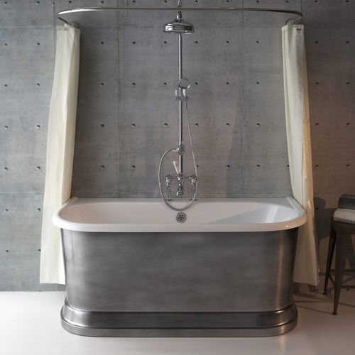Baignoire ovale - TORRE DEE - Albion Bath Co - à poser / près du mur / pour habitat