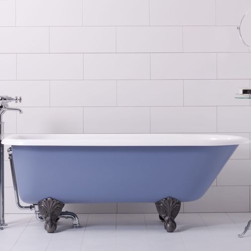 Baignoire sur pieds - SOLUS - Albion Bath Co - près du mur / pour habitat / en composite