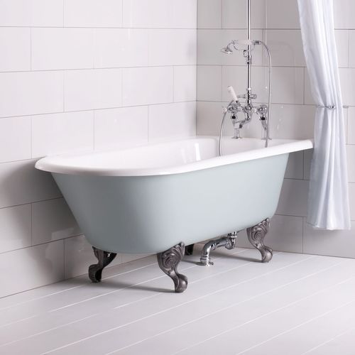 Baignoire d'angle - TRIDENT - Albion Bath Co - sur pieds / près du mur / pour habitat