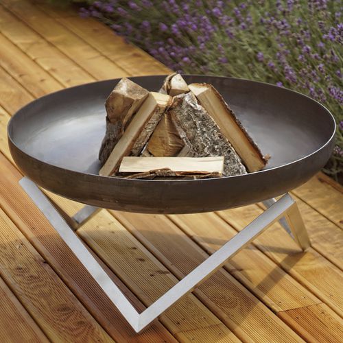 Brasero de jardin à bois - MEMEL - CURONIAN - en inox / en acier au carbone