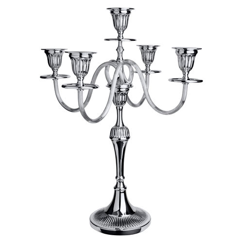 Chandelier en métal argenté - INGLESA - TOPAZIO