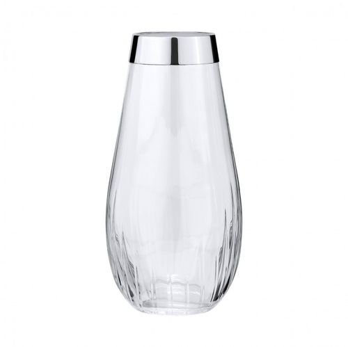 Vase contemporain - LUCA - TOPAZIO - en verre / en métal argenté