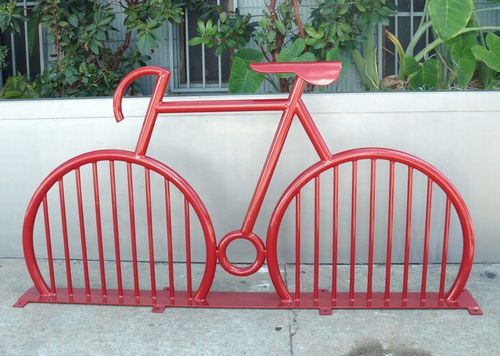 Range-vélo au sol - BIG RED - CANTERBURY DESIGNS - pour espace public / en acier / professionnel