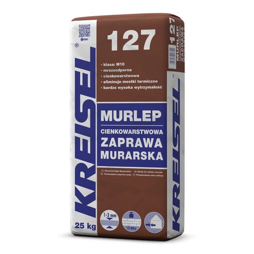 Mortier de jointoiement - MURLEP 127 M10 - Kreisel - imperméable / de renforcement / pour béton cellulaire