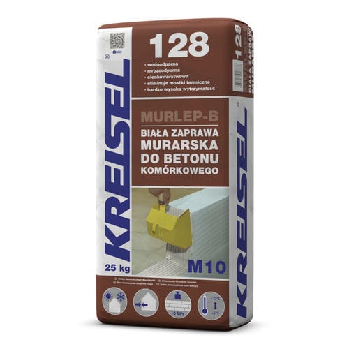 Mortier de jointoiement - MURLEP-B 128 M10 - Kreisel - imperméable / pour béton cellulaire / pour maçonnerie