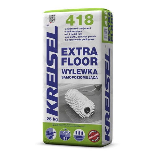 Chape renforcé de fibres - EXTRA FLOOR 418 - Kreisel - autonivelante / flottante / en ciment