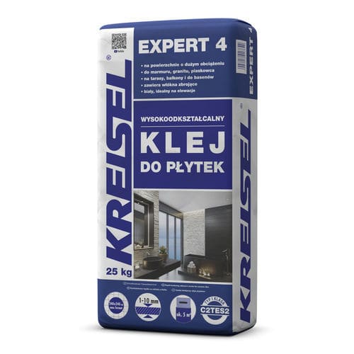 Ciment colle pour carrelage - EXPERT 4 - Kreisel - pour façade / pour piscine / pour revêtement mural