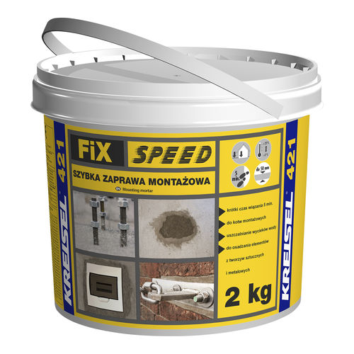 Mortier de montage - FiX SPEED 421 - Kreisel - de jointoiement / imperméable / pour armature métallique