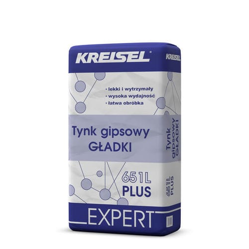 Enduit en plâtre - 651L PLUS - Kreisel - de lissage / d'intérieur / pour mur